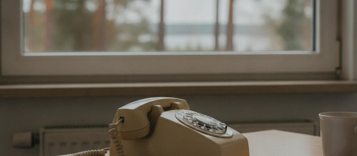 Telefon und Notizblock in der Disposition der Erkner Umzugsfirma